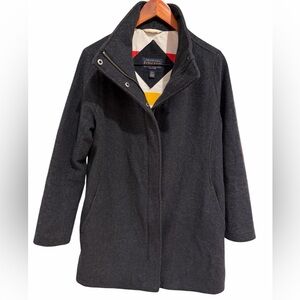 🔴🔵🟢⚪️⚫️Pendleton Women’s size S Charcoal Wool Coat
